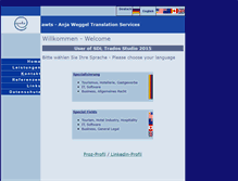 Tablet Screenshot of anja-weggel.de